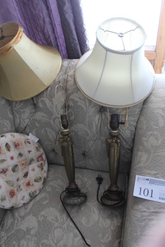 lot 101 image: Table Lamps