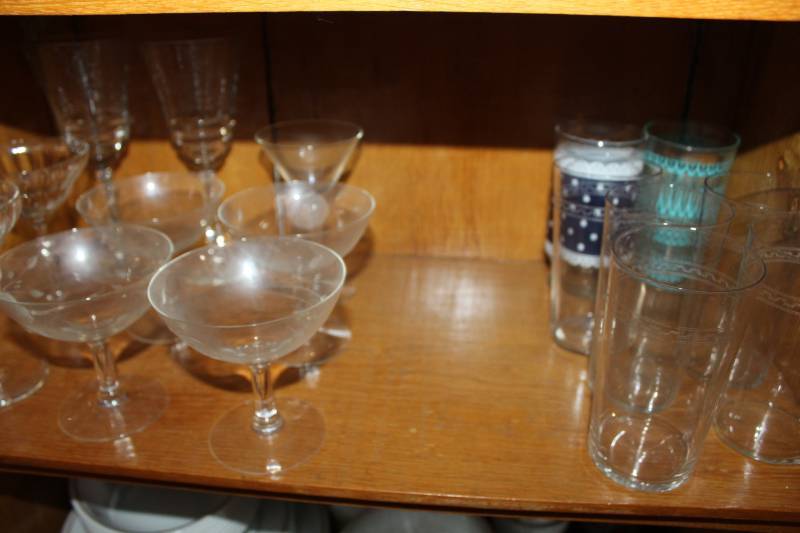 lot 167 image: Wine Decanter, Glass Stemware, Glasses