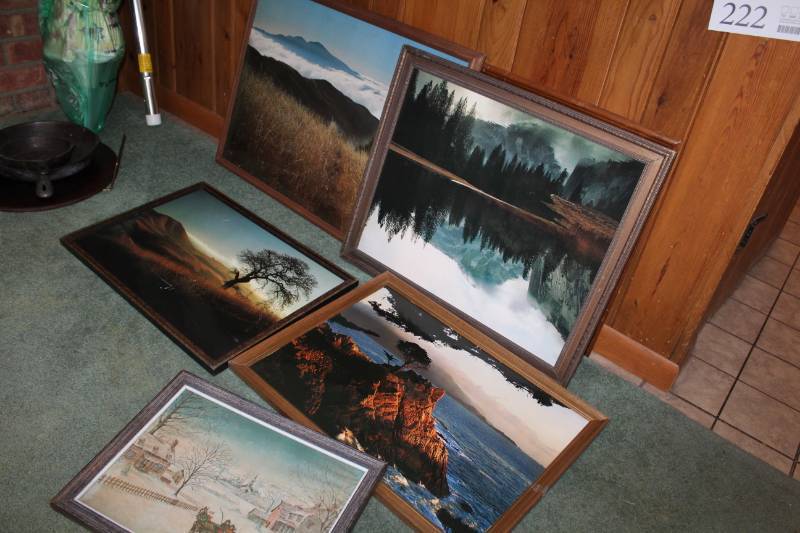 lot 222 image: Landscape Framed Wall Art