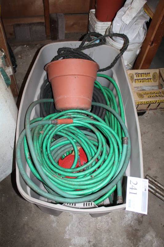 lot 241 image: Toro Garden Hose Reel, Garden Hose