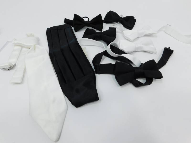 lot 140 image: Small Boys Ties & Bow Ties For Weddings, Proms & All Special Occasions