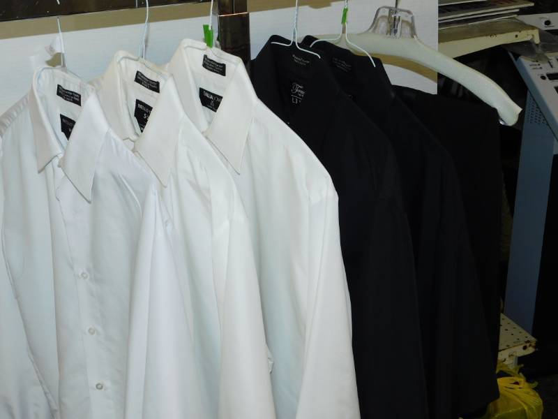 lot 148 image: Tuxedo Shirts & Pants