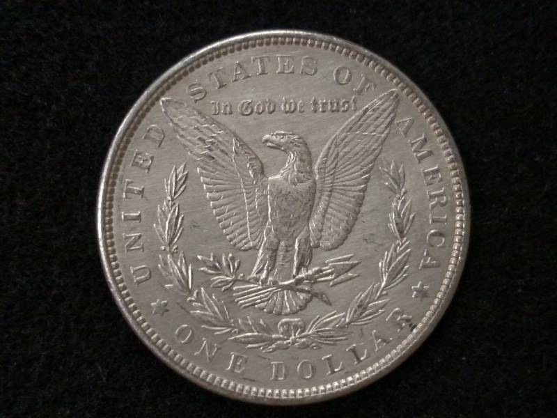 1890 AU Morgan Silver Dollar...