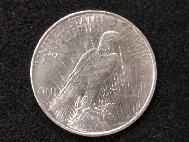 1927 D Peace Silver Dollar...
