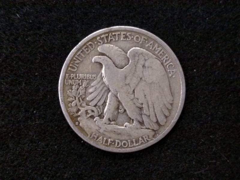 1935 S Walking Liberty Silver Half ...