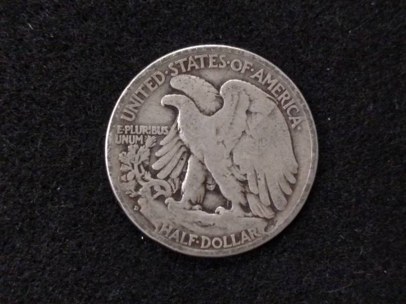 1936 D Walking Liberty Silver Half ...