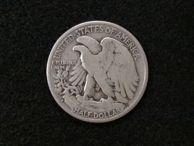 1943 D Walking Liberty Silver Half ...