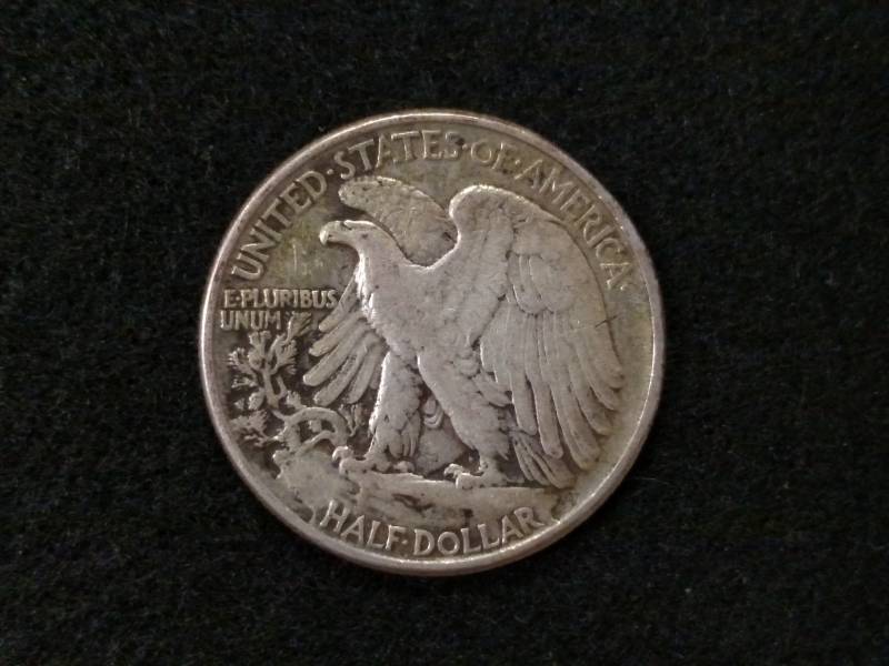 1945 Walking Liberty Silver Half Do...