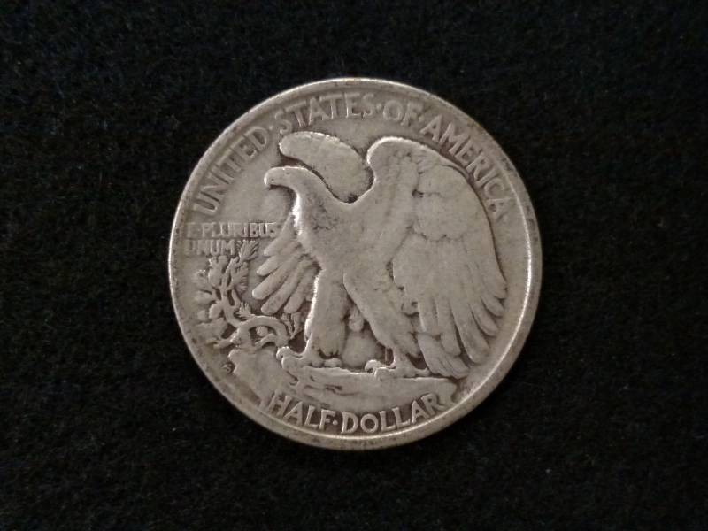 1945 S Walking Liberty Silver Half ...