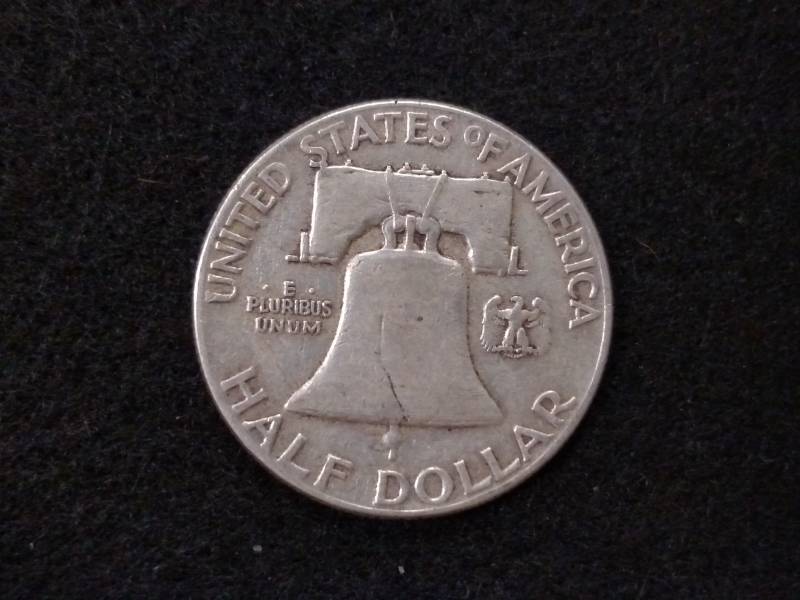 1949 Franklin Silver Half Dollar...