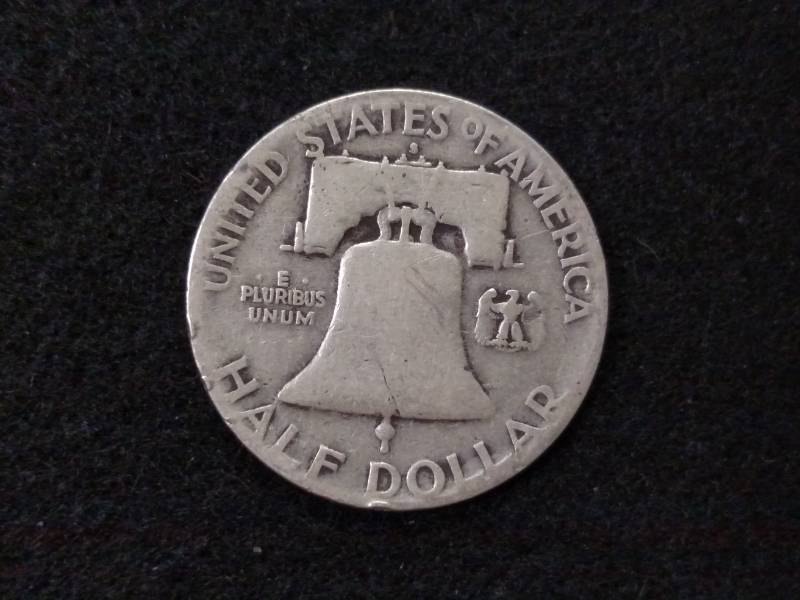 1949 S Franklin Silver Half Dollar...