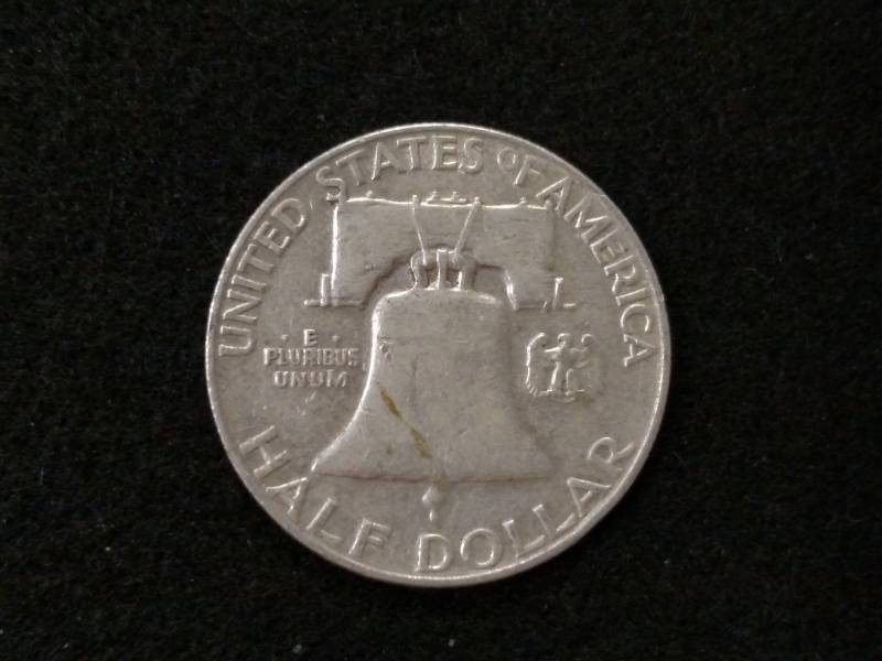 1959 Franklin Silver Half Dollar...