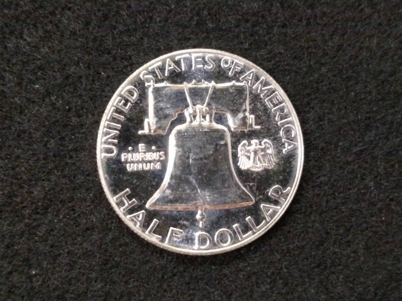 1962 BU Franklin Silver Half Dollar...