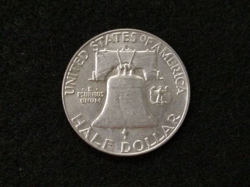 1963 D Franklin Silver Half Dollar...
