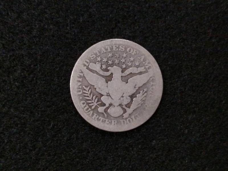 1900 Barber Silver Quarter...