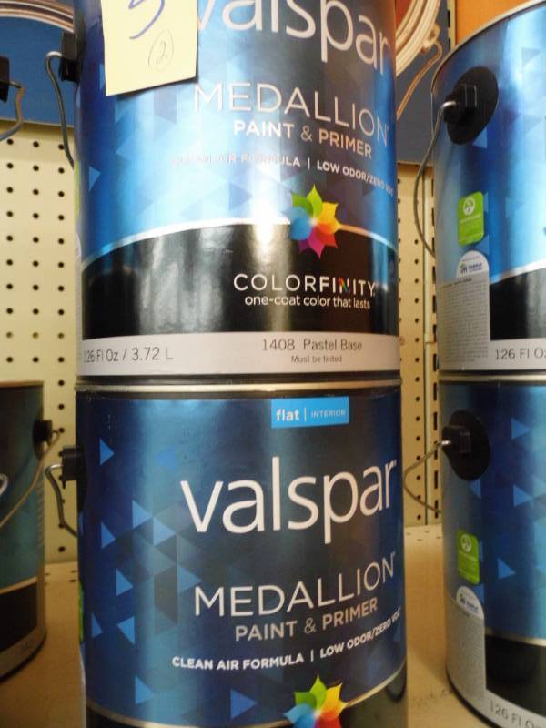 Lot of 2 Valspar Paint Gallons