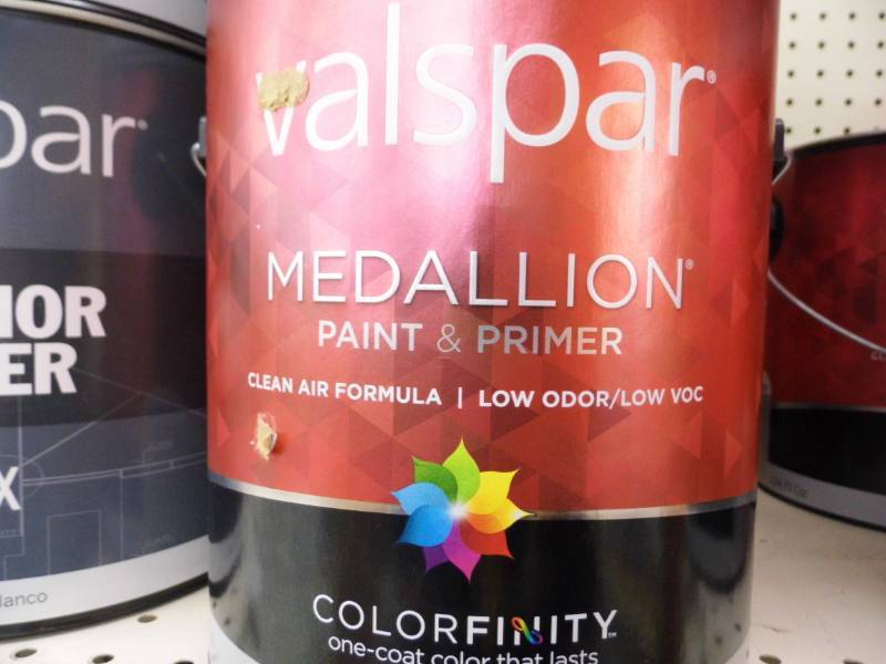Lot of 2 Valspar Paint Gallons