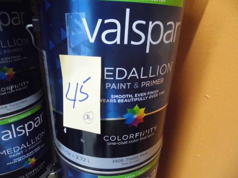Lot of 2 Valspar Paint Gallons
