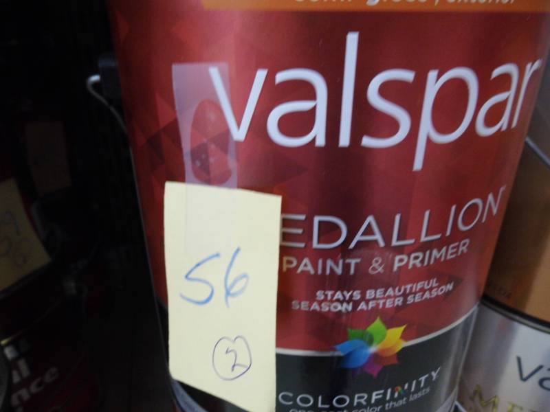 Lot of 2 Valspar Paint Gallons