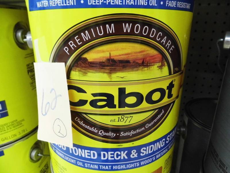 Lot of 2 Cabot Stain Gallons