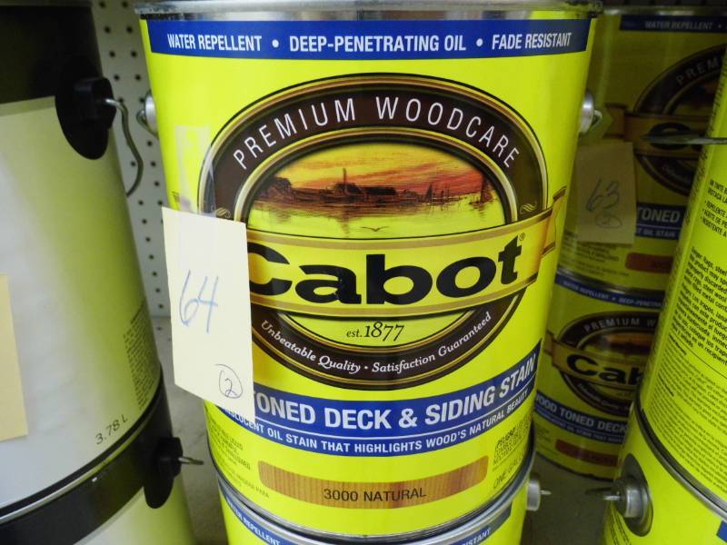Lot of 2 Cabot Stain Gallons