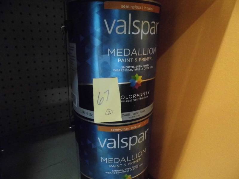 Lot of 2 Valspar Paint Gallons