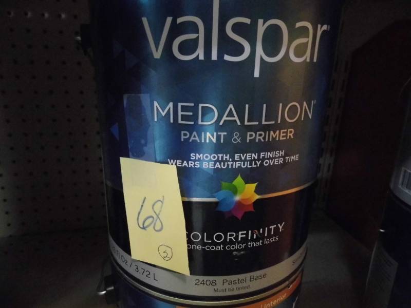 Lot of 2 Valspar Paint Gallons