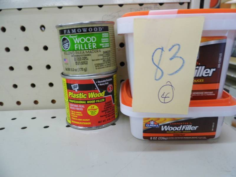Lot of 4 Wood Filler