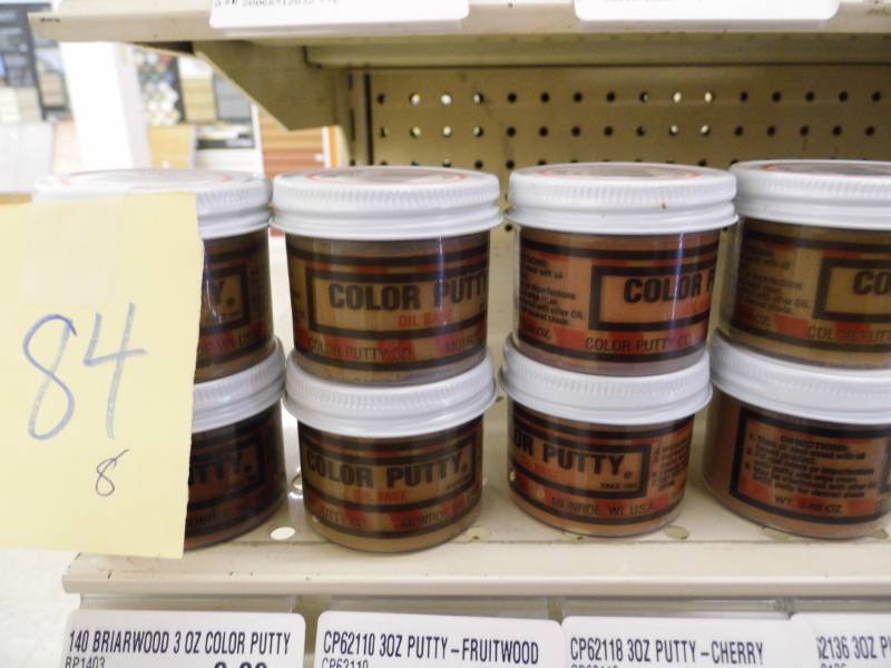 Lot of 8 Wood Putty
