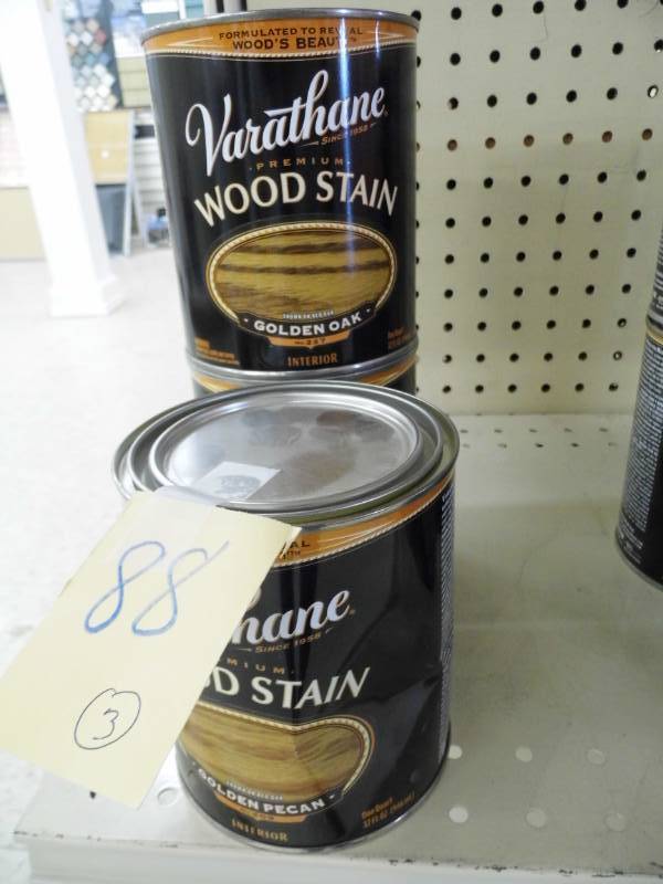 Lot of 3 Quarts Varathane Stain
