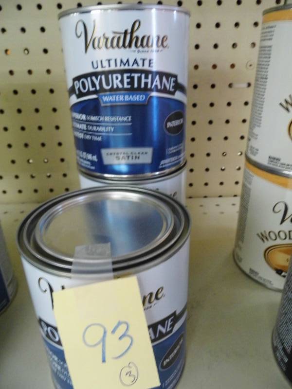 Lot of 3 Quarts Varathane Stain