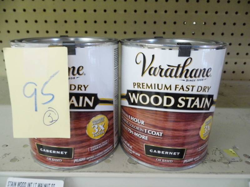 Lot of 2 Quarts Varathane Stain