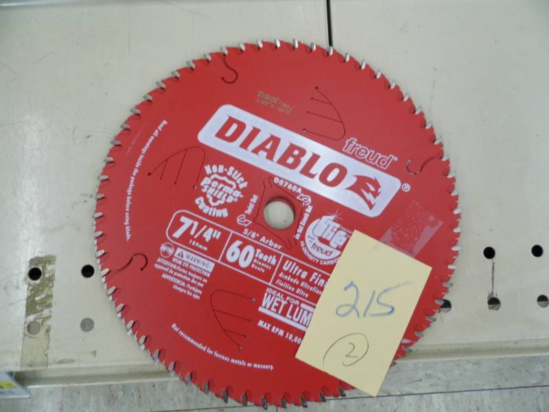 Lot of 2 Diablo Saw Blades