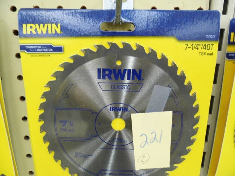 Lot of 2 Irwin Saw Blades