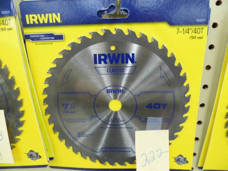Lot of 2 Irwin Saw Blades