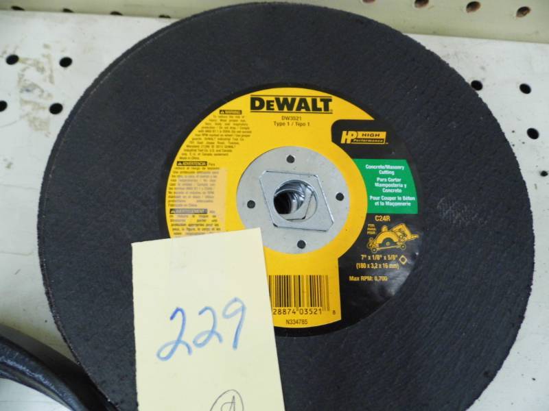 Lot of 9 DeWalt Grinding Disks
