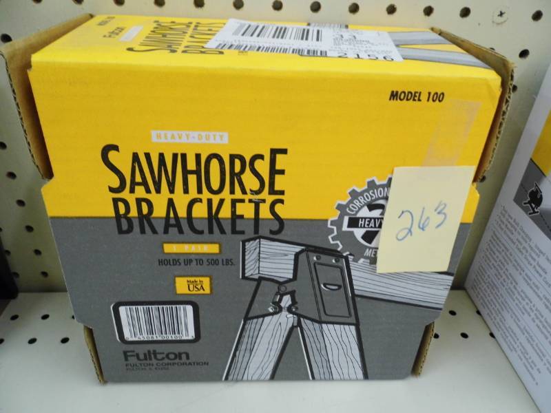 Sawhorse Brackets