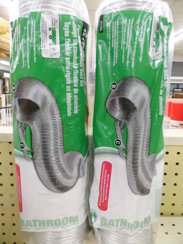 Lot of 2 Bath Flexible Ducts
