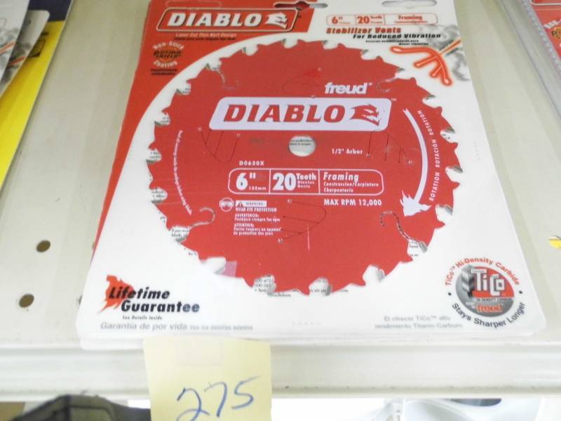Lot of 4 Diablo Saw Blades