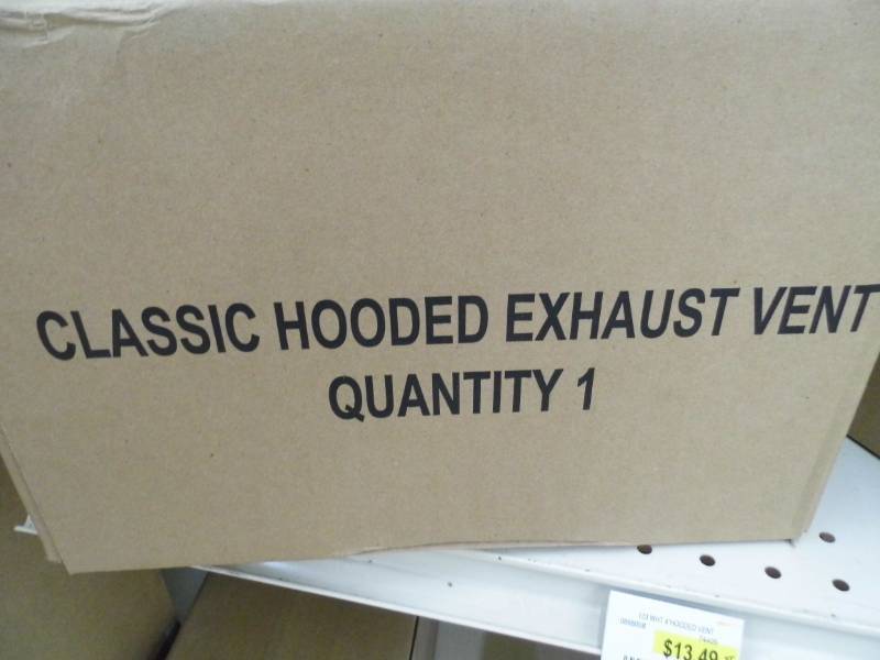 Classic Hooded Exhaust Vent