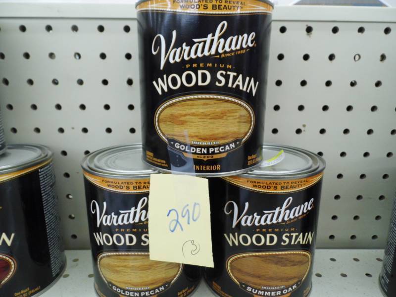 Lot of 3 Quarts Varathane Stain