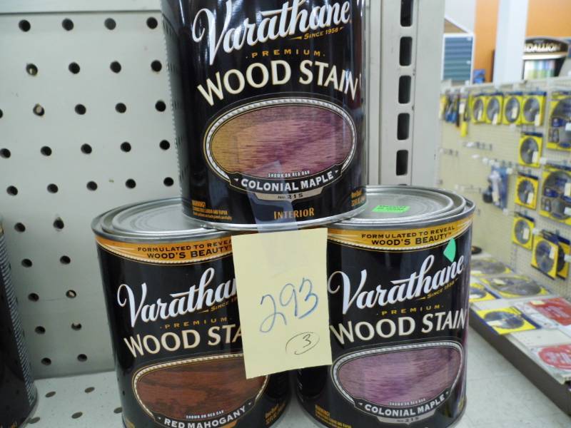 Lot of 3 Quarts Varathane Stain