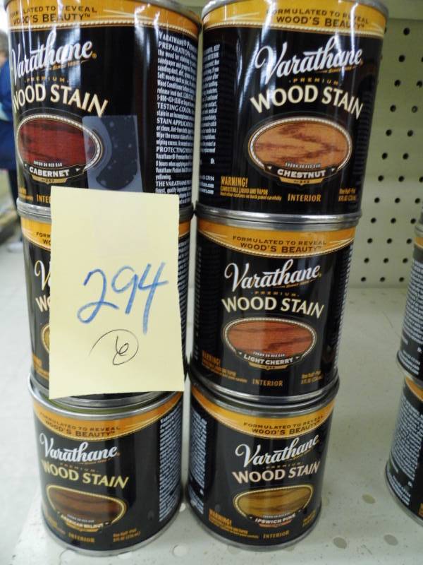 Lot of 6 Wood Stains