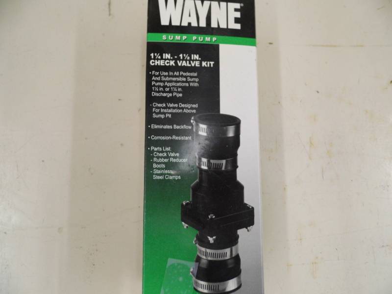 Sump Pump Check Valve