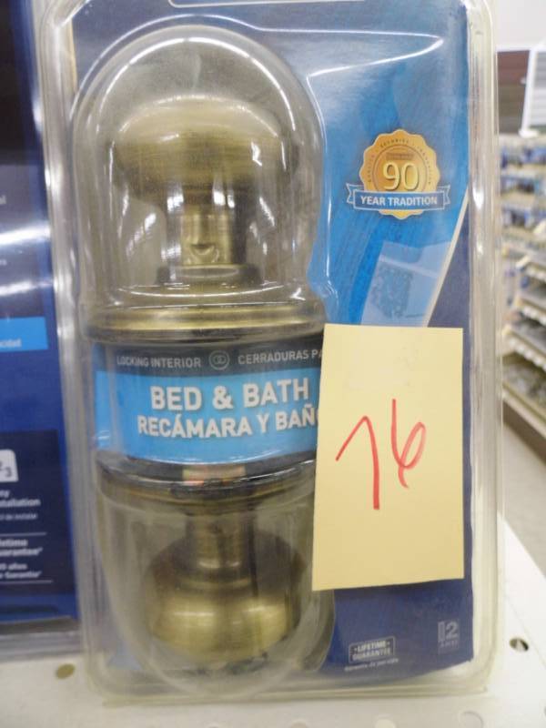Schlage BedBath Knob