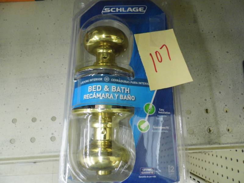 Schlage BedBath Knob
