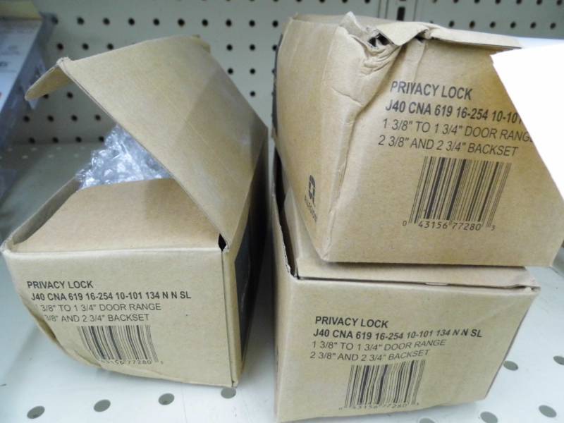 Lot of 3 Dexter Privacy Knobs