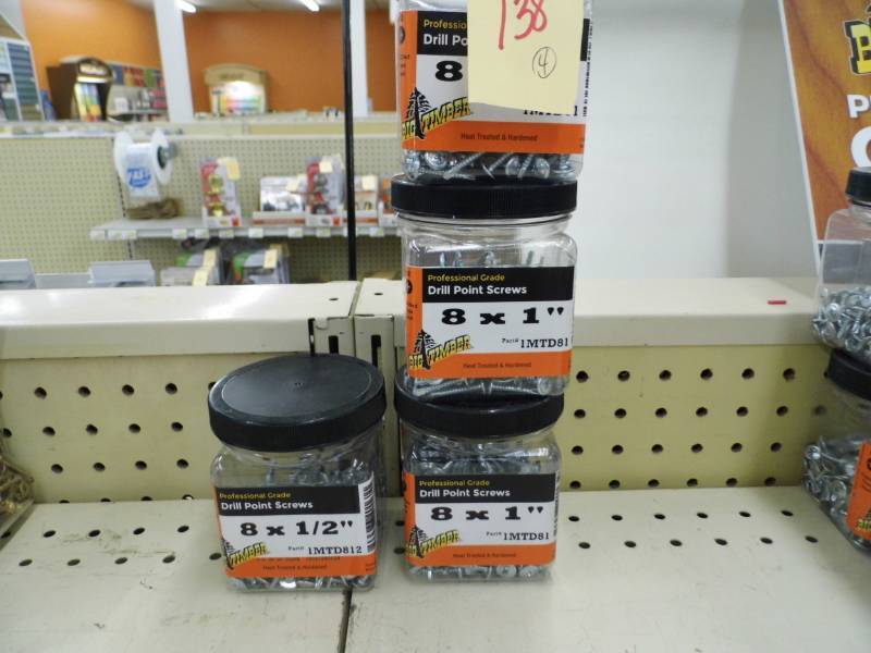 Lot of 4 Drill Point Screws