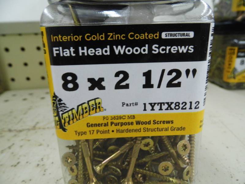 Flat Head Wood Screws
