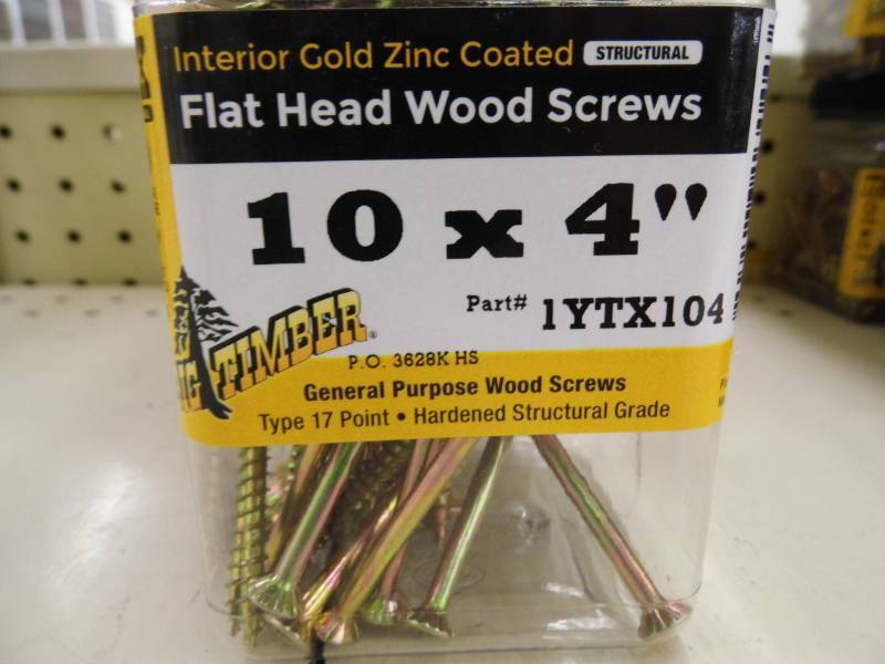 Flat Head Wood Screws